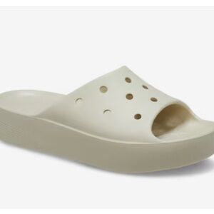 Crocs Classic Platform Slide Sandal - Women's size 8- W. Color Bone new